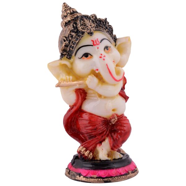 Ganesha Statue  Idol Shriganesh Bhagwan Murti / Home, Office Decor / Car Dashboard / Side Table Brass Ganpati / Lord Vinayaka Statue / God of Luck & Success Sculpture / Gift Items - Image 4